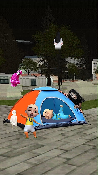 MERINDING UPIN IPIN CAMPING DI KUBURAN SELAMA 24 JAM‼️