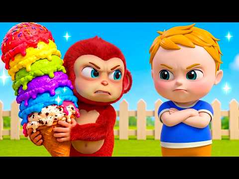 Sharing is Caring | Baby Monkey, Do You Like to Share with Me? | Cartoon Nursery Rhymes & Kids Songs