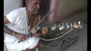 Rawan Hattha a rare folk instrument of Rajasthan.