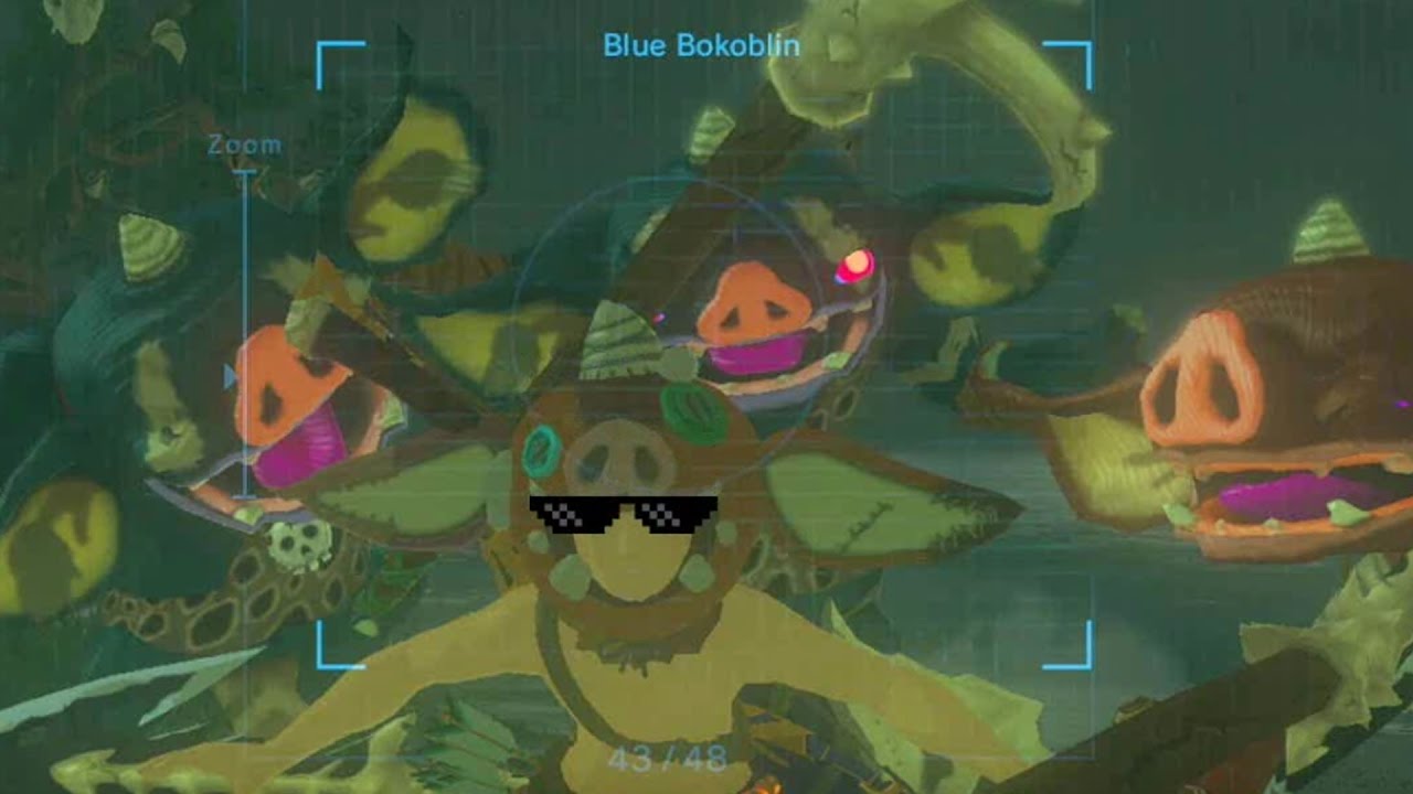 Zelda Breath Of The Wild Making Gangsters With Bokoblin Friends