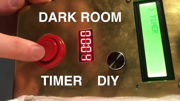 Building an arduino dark room timer