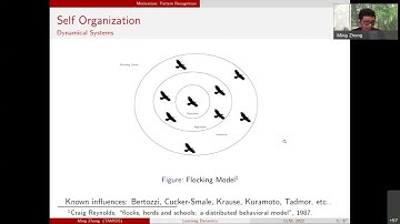 DDPS | Machine Learning of Self Organization from Observation by Ming Zhong
