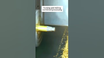 Turning and milling combined processing#cnc  #cncmachine#5axis #5axiscnc  #lathe #cncturning