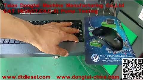 CAT HEUI C7,C9,C 9 Pump Testing