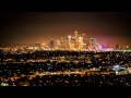 Los Angeles Night Skyline - Timelapse (4k)