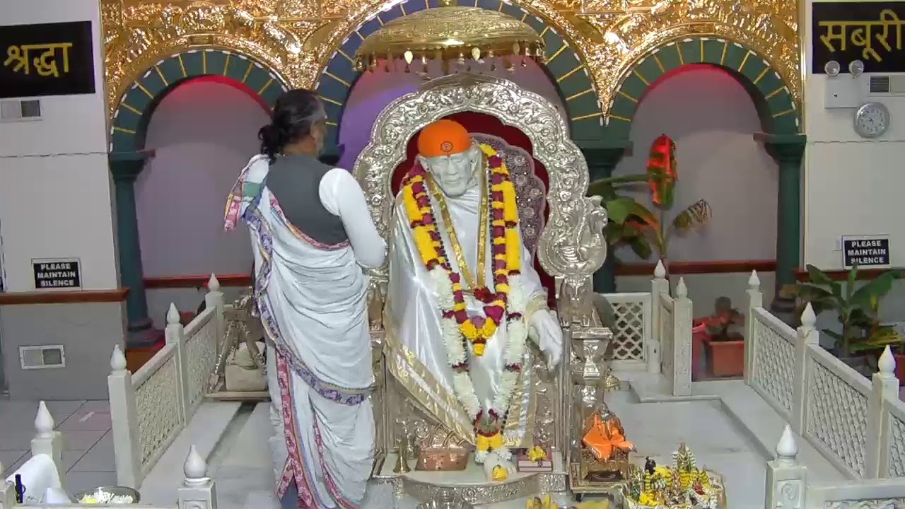Shri Shirdi Sai Baba Temple , Flushing , New York , Live Aarti YouTube
