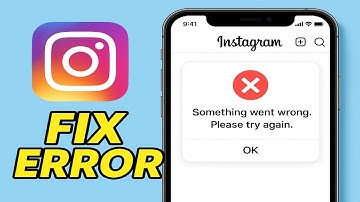 How To Fix Something Went Wrong Please Try Again Error on Instagram (2025)