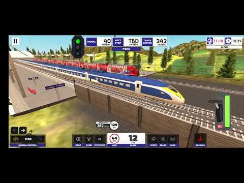 #20 Euro Train Simulator 2 Android Gameplay London to Paris #eurostar #eurostar374 #london #paris