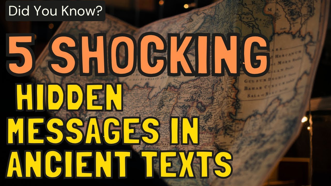 5 Hidden Messages in Ancient Texts You Were Never Told About! - YouTube