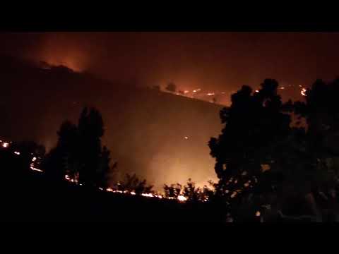 Φωτιά Μαυροπηγή Κοζάνης βράδυ