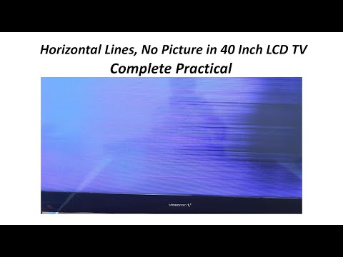 #Horizontal Lines, No Picture# Fault Fixed by Vinod Kenny