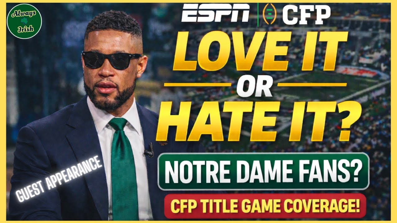 Reaction☘️Marcus Freeman To Appear On ESPN For CFP Title Game