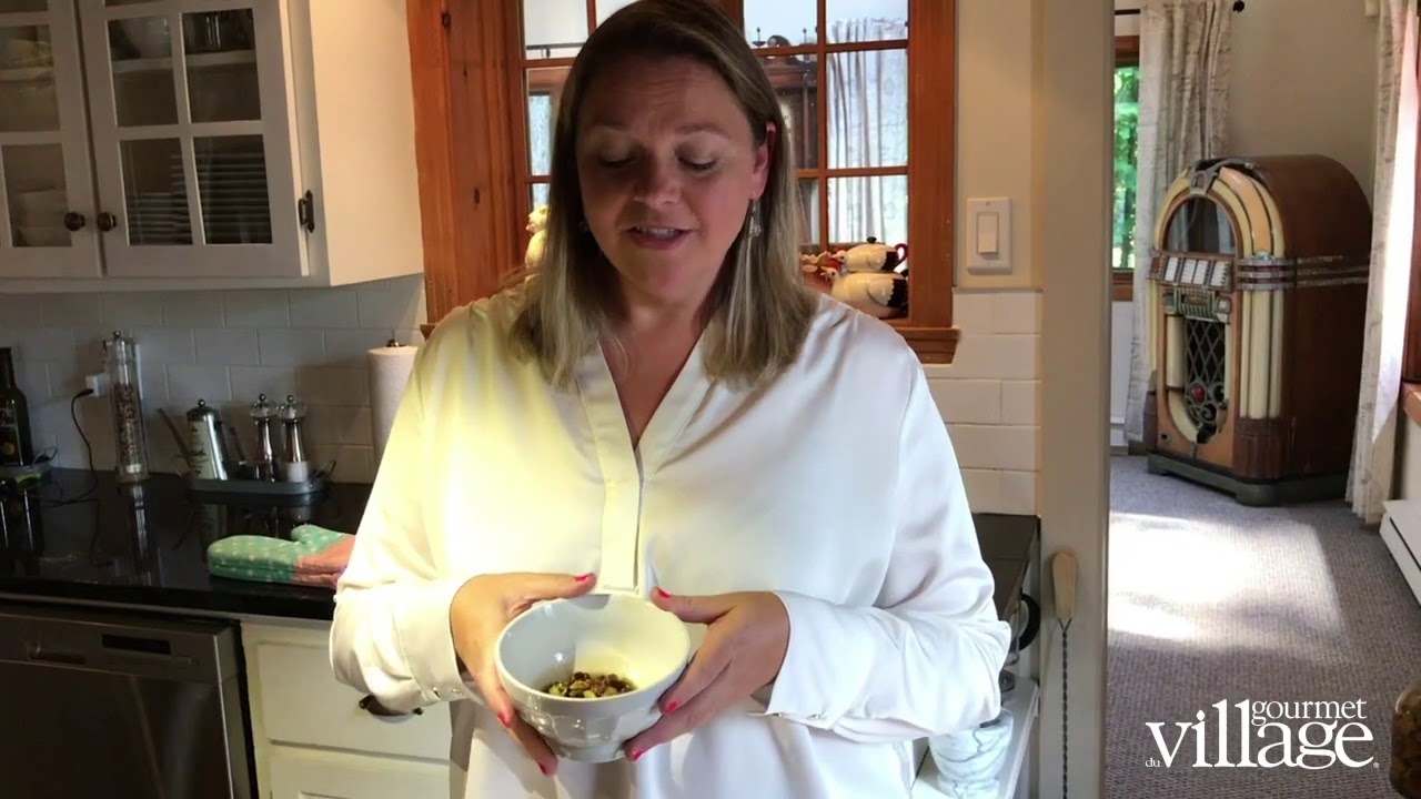 Fig & Pistachio Baked Brie Topping Demo