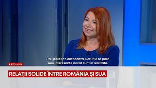 EXCLUSIVITATE | Ambasadoarea SUA în România, Kathleen Kavalec, interviu la TVR Info EXCLUSIVITATE | Ambasadoarea SUA în România, Kathleen Kavalec, interviu la TVR Info