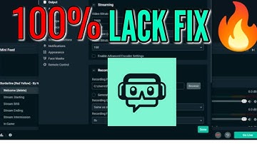 STREAMLAB OBS LAG FIX 100% IN HINDI || STREAM LAB MA LACK FIX KAISE KARE IN HINDI || #streamlabs