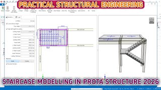 RC STAIRCASE MODELLING IN PROTA STRUCTURE 2026 @PracticalStructuralEngineering 
