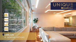 APARTAMENTO 3 QUARTOS QUADRA PRAIA NO LEBLON - REF.1010620