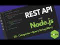 API com Node.js - Passo 20 - Filtrando com Query String na implementação das categorias