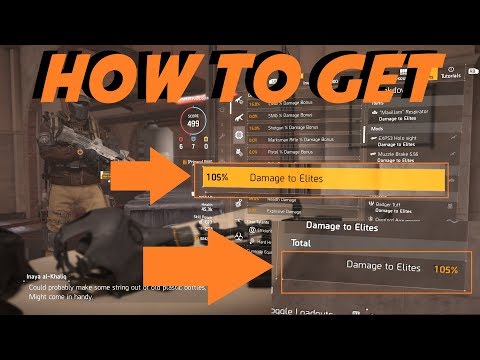 HOW TO GET OVER 105% DTE | The Division 2 | TU6 Damage to Elites