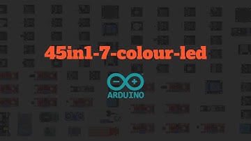Connecting a 7 Colour Flashing LED to an Arduino