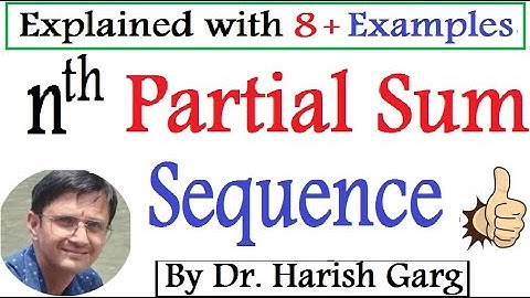 nth Partial Sum Sequence Test for an Infinite Series