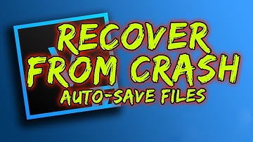 How To Find Autosave Files / Recover From Crash - Vegas Pro 18 - 2021