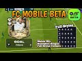 FC MOBILE BETA 26!! Cobain Fitur Styles Terbaru #fcmobile #fifamobile 