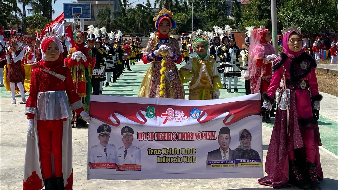 Drumband SD 3 T.PANUA HUT RI 78th