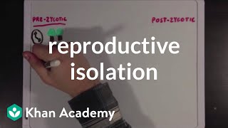 Reproductive isolation | Biomolecules | MCAT | Khan Academy