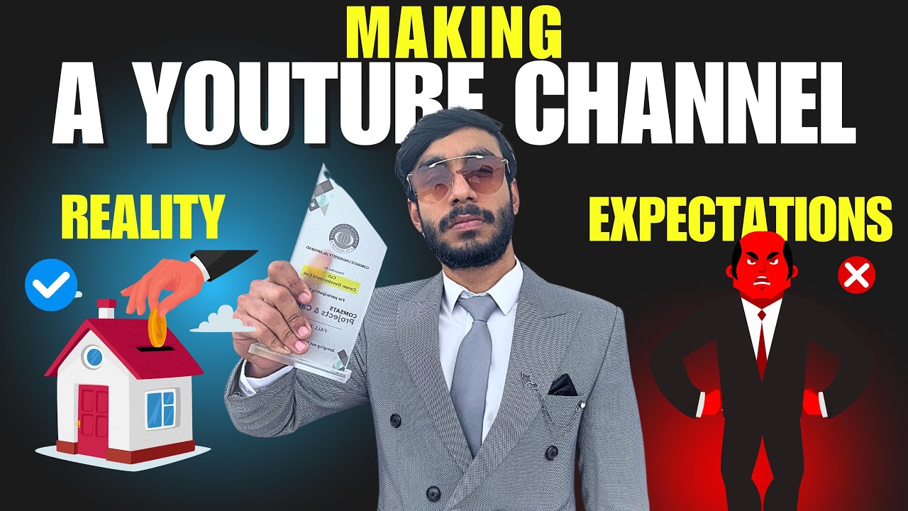 CREATING A YOUTUBE CHANNEL | EXPECTATIONS VS REALITY | mrhaidoor - YouTube