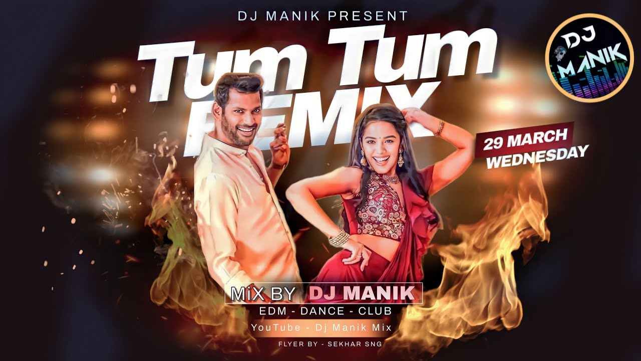 DJ Manik 2023  Tum Tum Remix  EDM Hot Dance Mix  Enemy Tamil  VishalArya