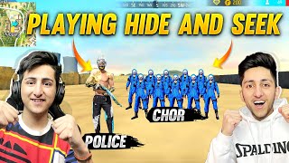 Hide & Seek Playing On Factory Roof😂🤣Finding These 49 Noob Chimkandis - Garena Free Fire