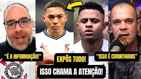 "ISSO É GRAVÍSSIMO, cara! A NOTÍCIA que EU SEI é que O CORINTHIANS..." Vessoni e Mano EXPÔS TUDO!