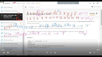 LeetCode 880. Decoded String at Index - Day 20 of December LeetCoding Challenge - GoMaster.in