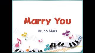 리코더 브루노마스 - marry you (F+계이름,nwc)