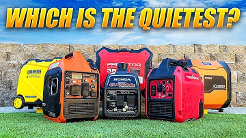 Quietest Generator Tested-Might Surprise You!