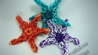 Rainbow Loom Starfish Animal Figure/Charm Tutorial