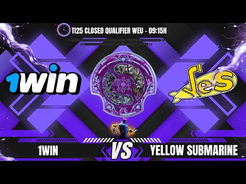 [BR] YELLOW SUBMARINE X 1WIN - THE INTERNATIONAL 2025 - CLOSED QUALIFIER WEU - @LEON @VINI