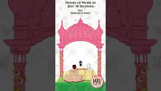 Hours Of Work In 30 Seconds 😍 Wedding Illustration || Couple Illustration || Couple Caricature ✅