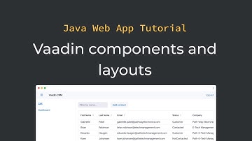 Java tutorial: The basics of component-based web UIs  (part 4)