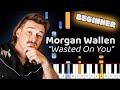 Morgan Wallen Wasted On You Piano Tutorial! (Beginner)