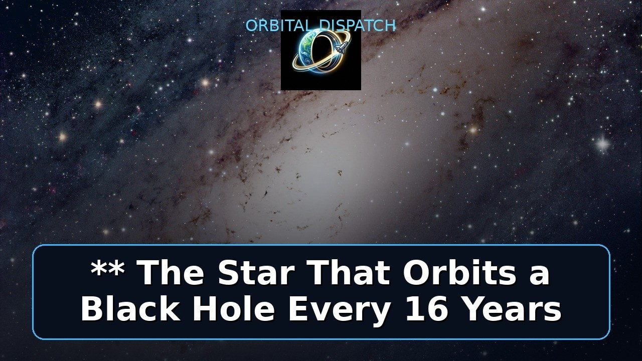 ** The Star That Orbits a Black Hole Every 16 Years