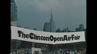New York City, Hell’s Kitchen, Clinton Open Air Fair, 1970s - 013218B - Footage File