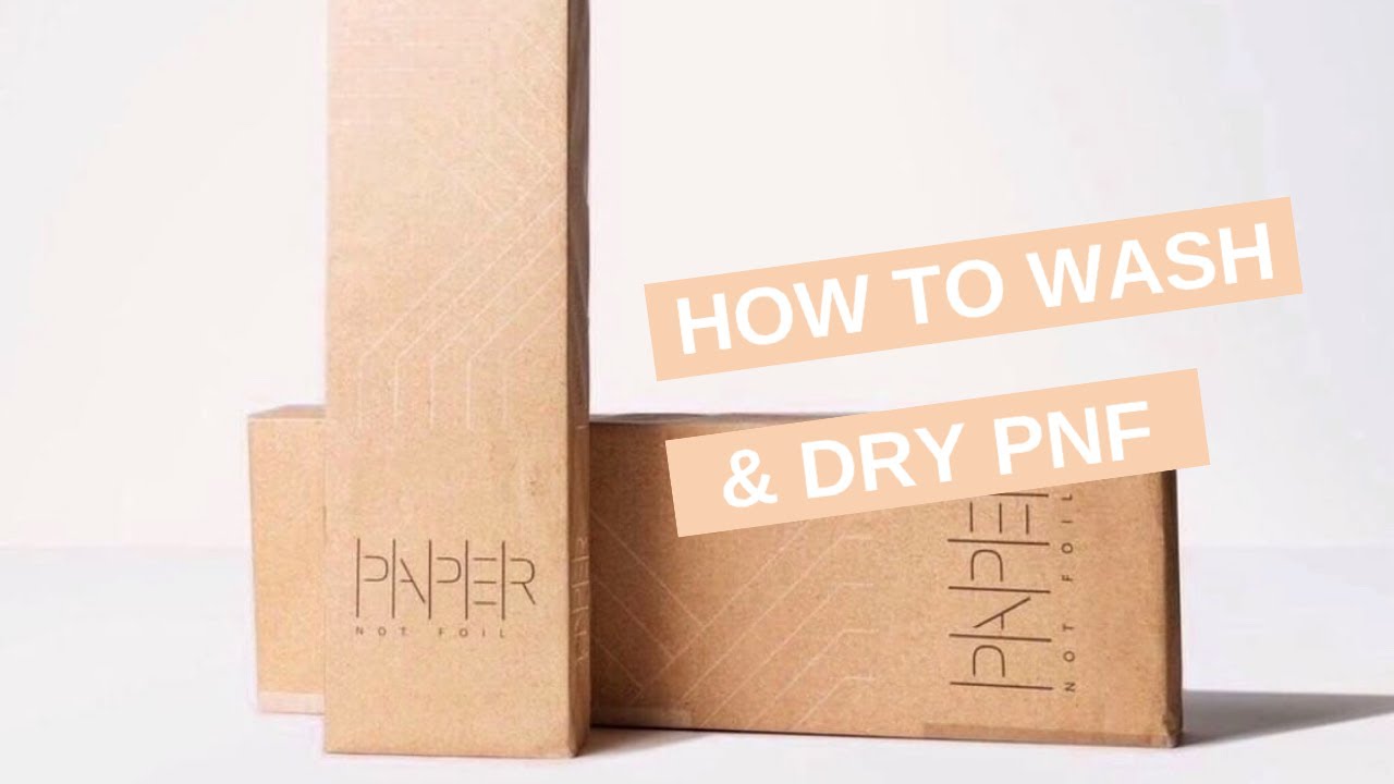 HOW TO WASH & DRY PAPER NOT FOIL YouTube