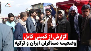گزارش ویژه از کمپنی شهر کابل و مسافران ایران و ترکیه - وضعیت را ببنید