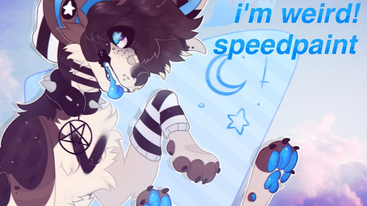 IM WEIRD! | fursona speedpaint