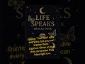 Nov 5 2025 #LifeSpeaks #SpiritualGrowthProgress #SpiritualMatters #SelfExpression #spiritualLife