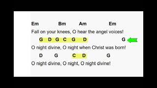 O holy night Chords Guide