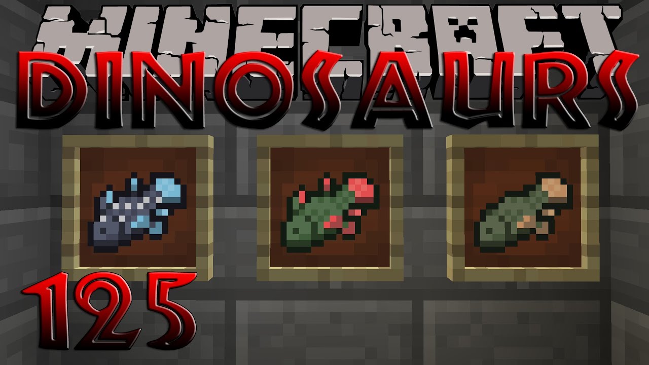 Minecraft Dinosaurs - Part 125 - Coelacanth Hunt! - YouTube