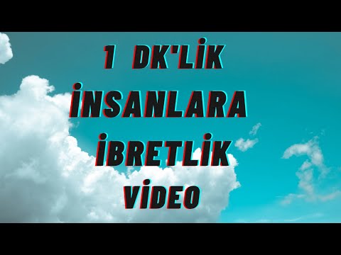 1 Dk lik İnsanlara  İbretlik Video (KESİN İZLEYİN)